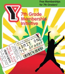 ymca free admission for 7th graders