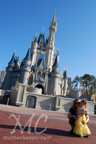 Magic Kingdom castle belle