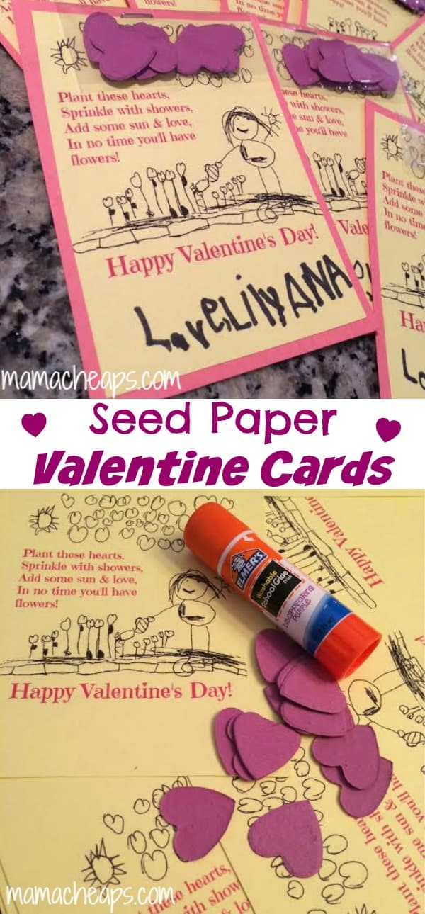 Seed Paper Valentine Card Project