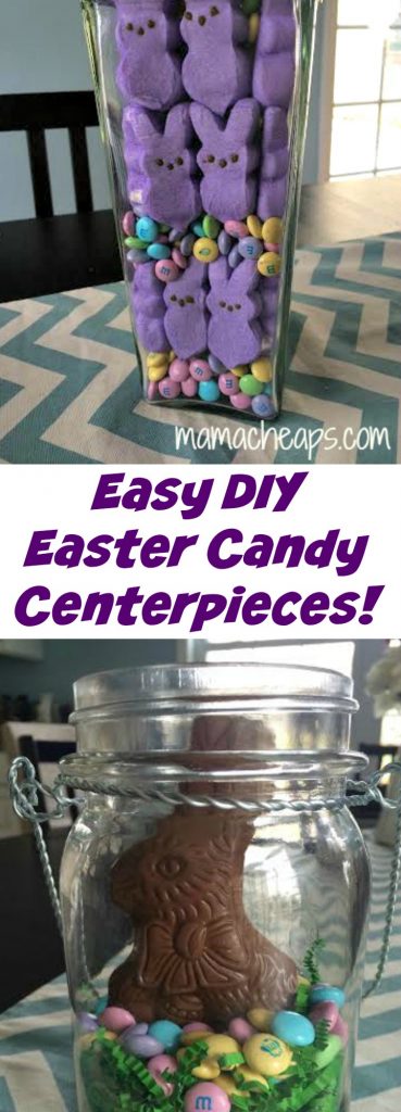 Easter Candy Centerpieces