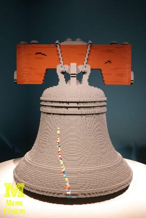 lego art of the brick philadelphia liberty bell