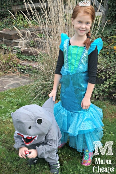 Just Pretend Kids Ocean Mermaid Princess Costume Review | Mama Cheaps
