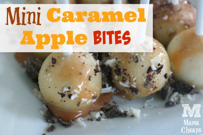 Mini Caramel Apple Bites