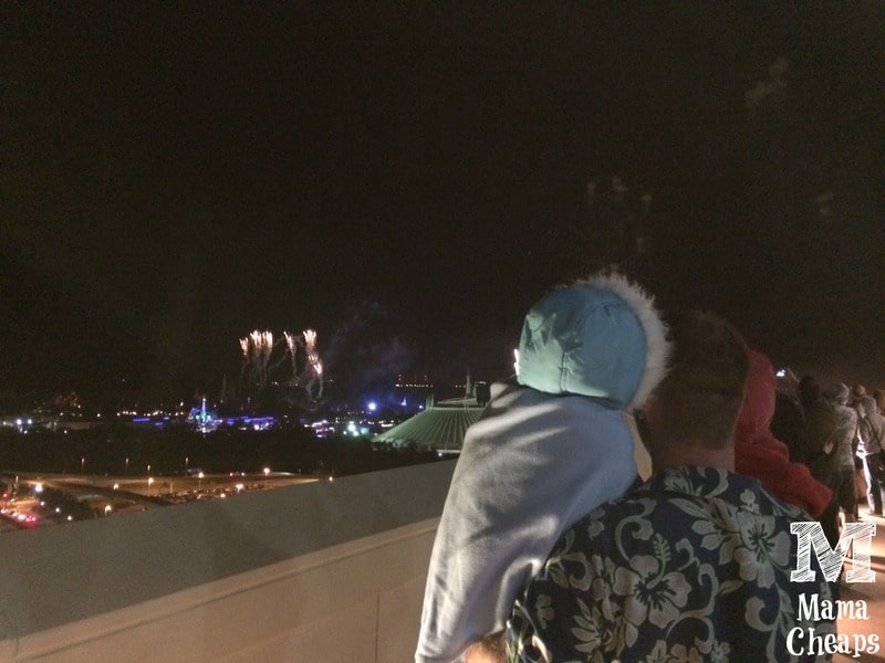 watching magic kingdom fireworks
