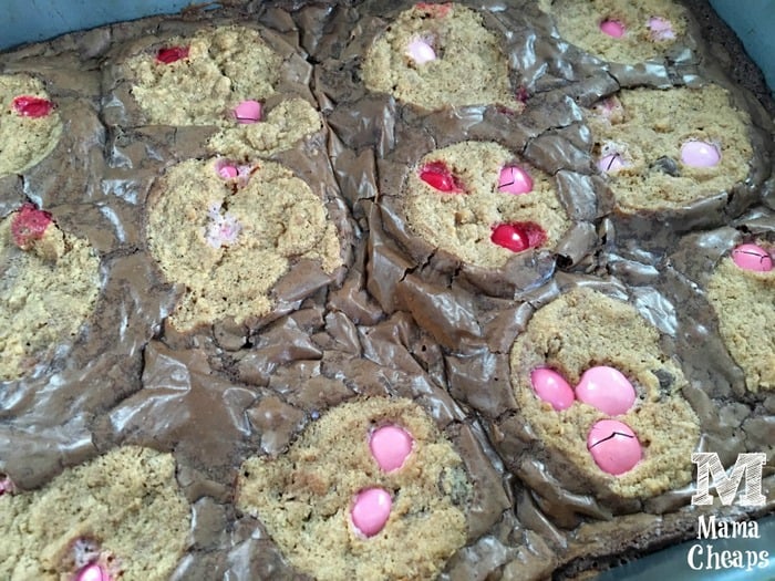 Baked Cookie Brownies
