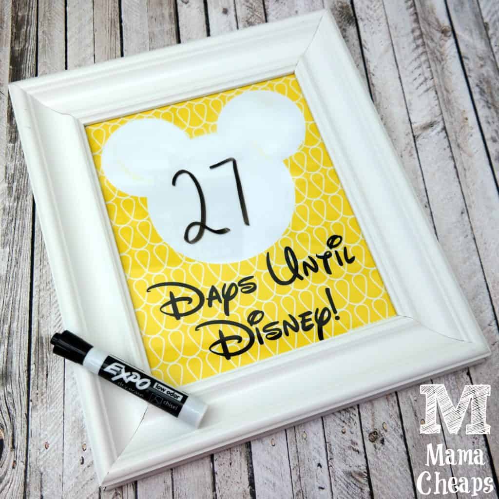 Mickey Mouse Disney Trip Countdown