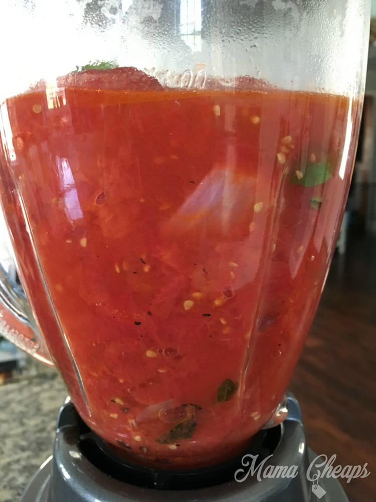 Tomato Soup in Blender