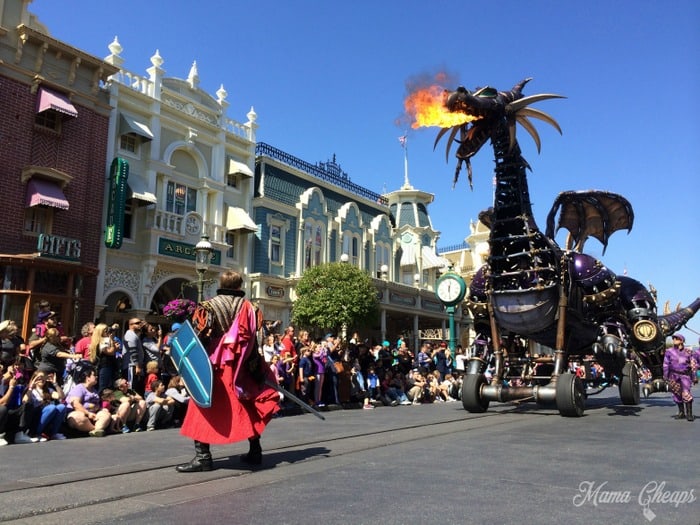 Disney Fire Breathing Dragon Parade