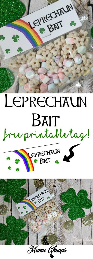 Leprechaun Bait DIY Free Printable Tag