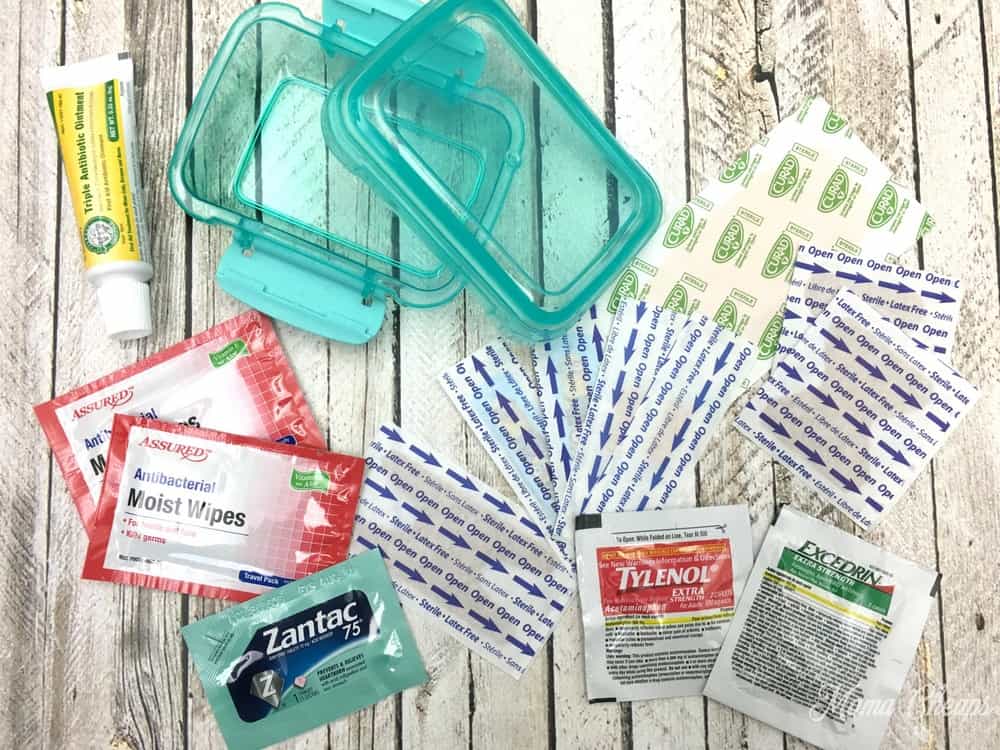 Mini First Aid Kit Supplies