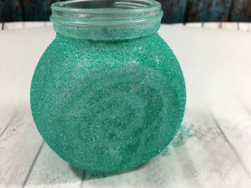 Glittered Jar