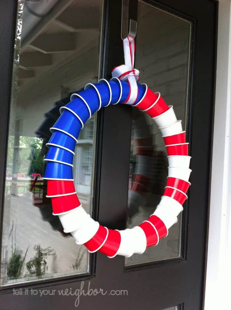 solo cup wreath