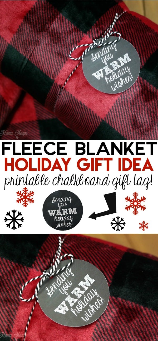 Fleece Blanket Holiday Gift Idea
