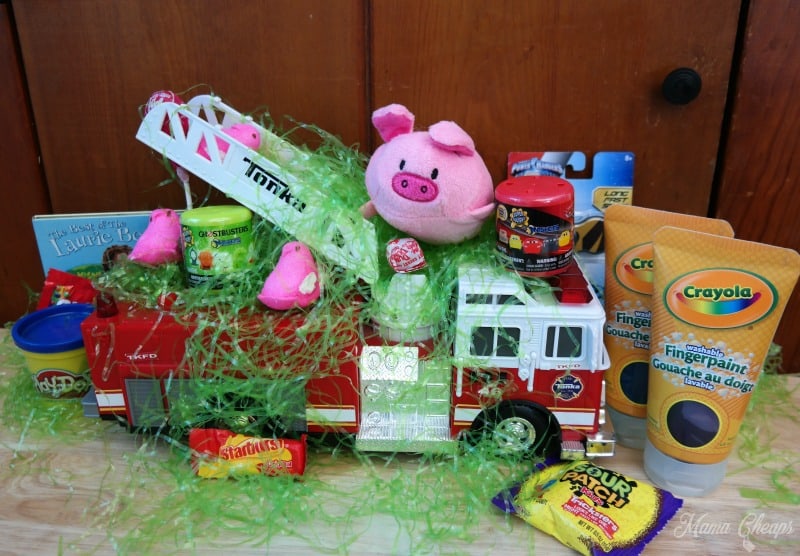 Fire Truck Easter Basket