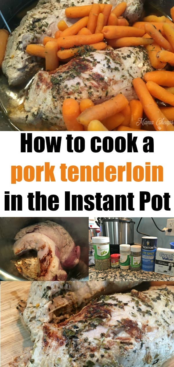 How to cook a pork tenderloin in the Instant Pot
