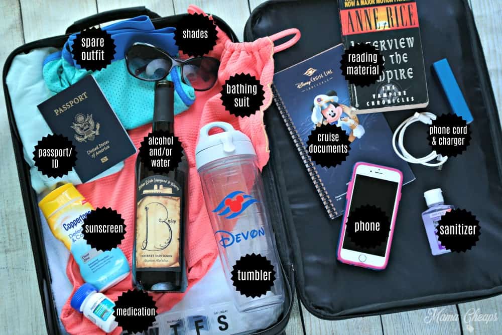 Cruise Carry On Bag Essential Items