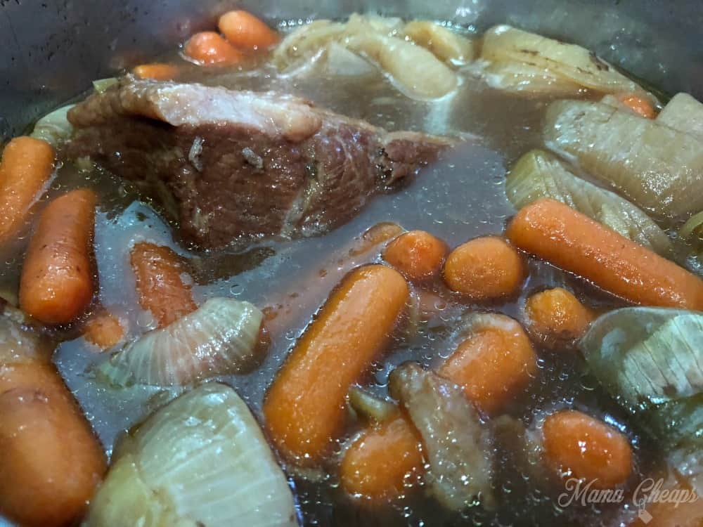 pressure cooker pot roast feature