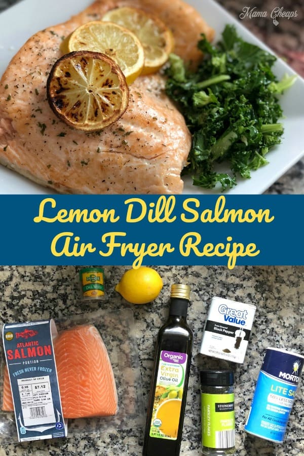 Lemon Dill Salmon Air Fryer Recipe