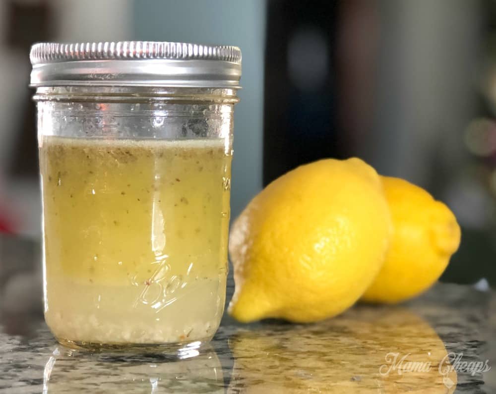 Homemade Lemon Garlic Salad Dressing (Whole 30, Keto) - Mama Cheaps®
