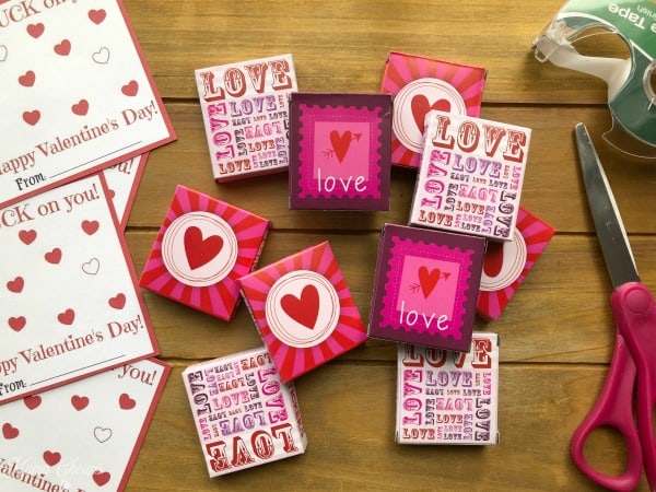 Valentine Sticker Materials