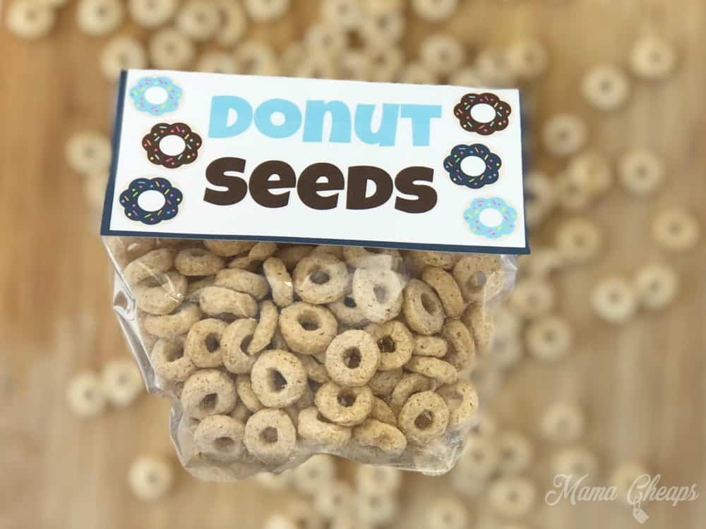 Donut Seeds Printable Tag Easy April Fools Prank Mama Cheaps