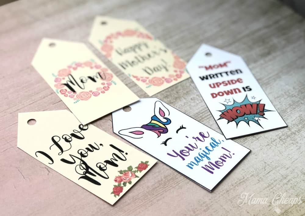 DIY Gift Tags for Mom