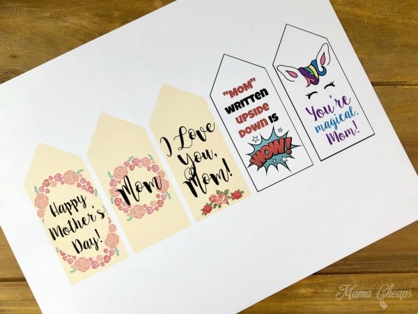 Set of Mothers Day Gift Cards