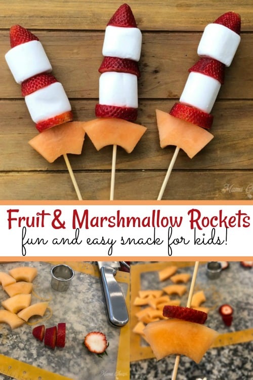 Fruit & Marshmallow Rockets Snacks