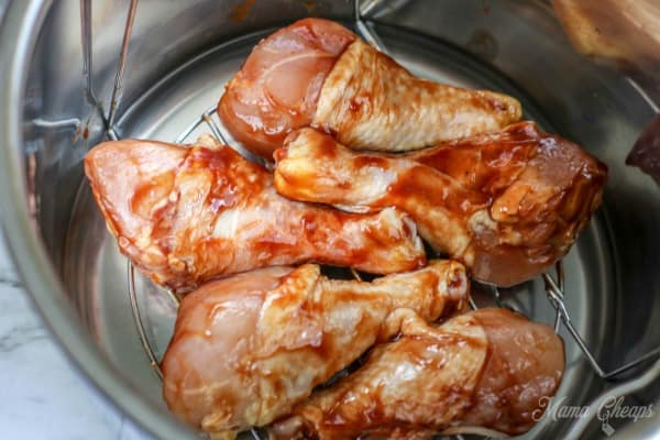 BBQ Chicken Legs in Instant Pot