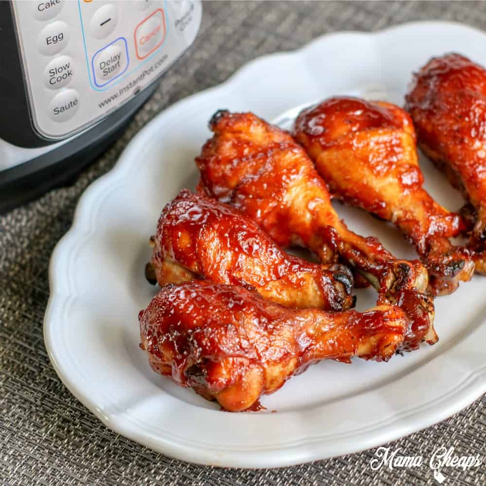 Easy Instant Pot Bbq Chicken Legs Mama Cheaps