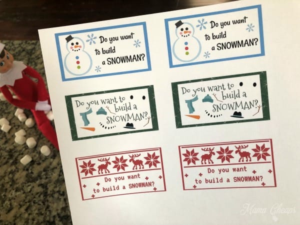 Do you want to build a snowman sign