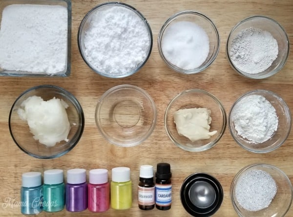 Unicorn Salt Bath Bomb Supplies