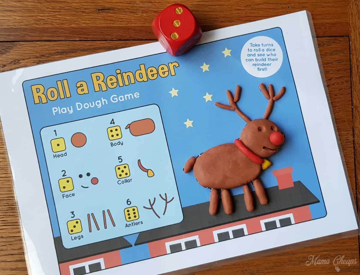 Roll a Reindeer Printable Game 4