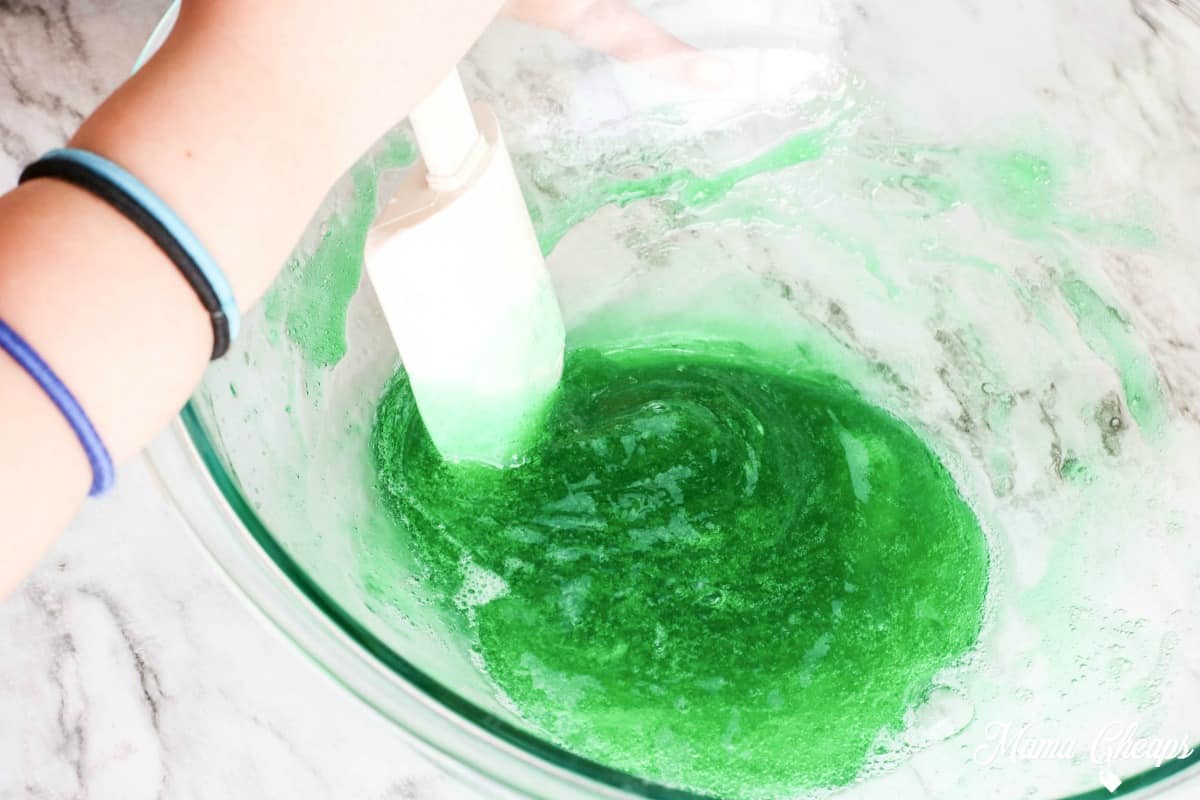 Green Slime Mixing