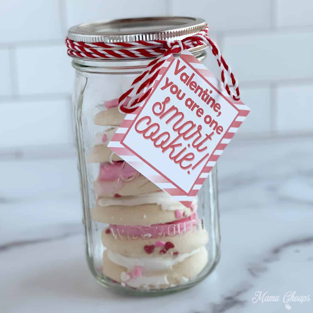 Smart Cookie Mason Jar Valentines