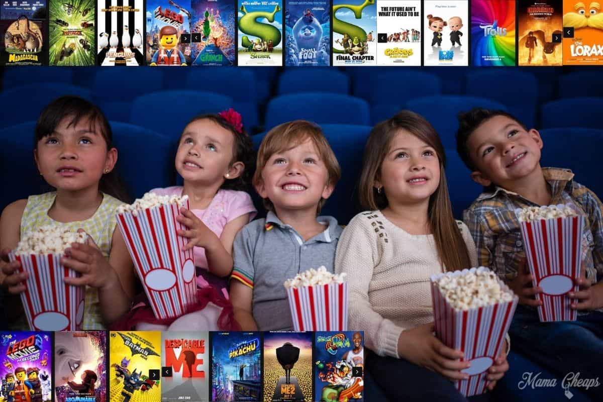 Movie Theatre Kids with movies HERO 22