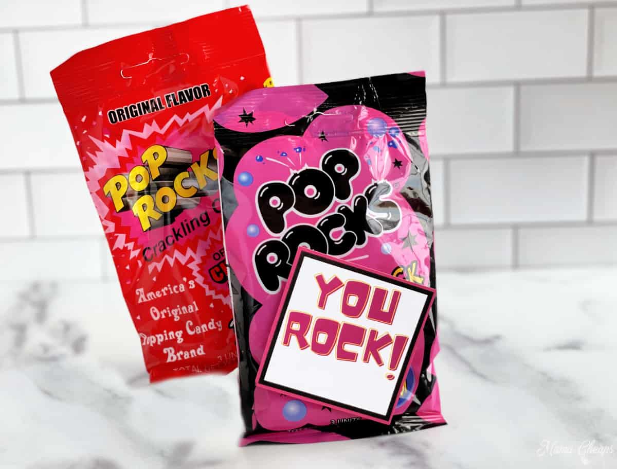Pop Rocks Tag on Multi Packs