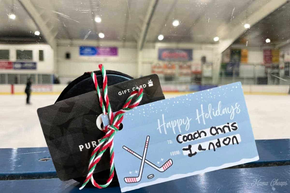 Hockey Game Ticket Birthday Gift Voucher