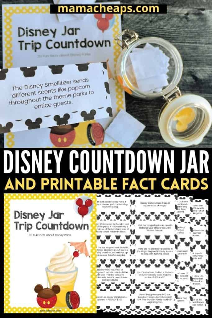 Disney Countdown Jar PIN