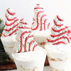 Little Debbie Christmas Tree Cake Cheesecake Cups SQUARE