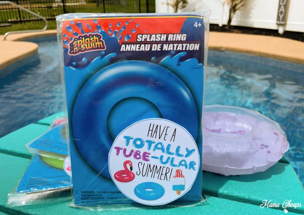 Pool float party favors